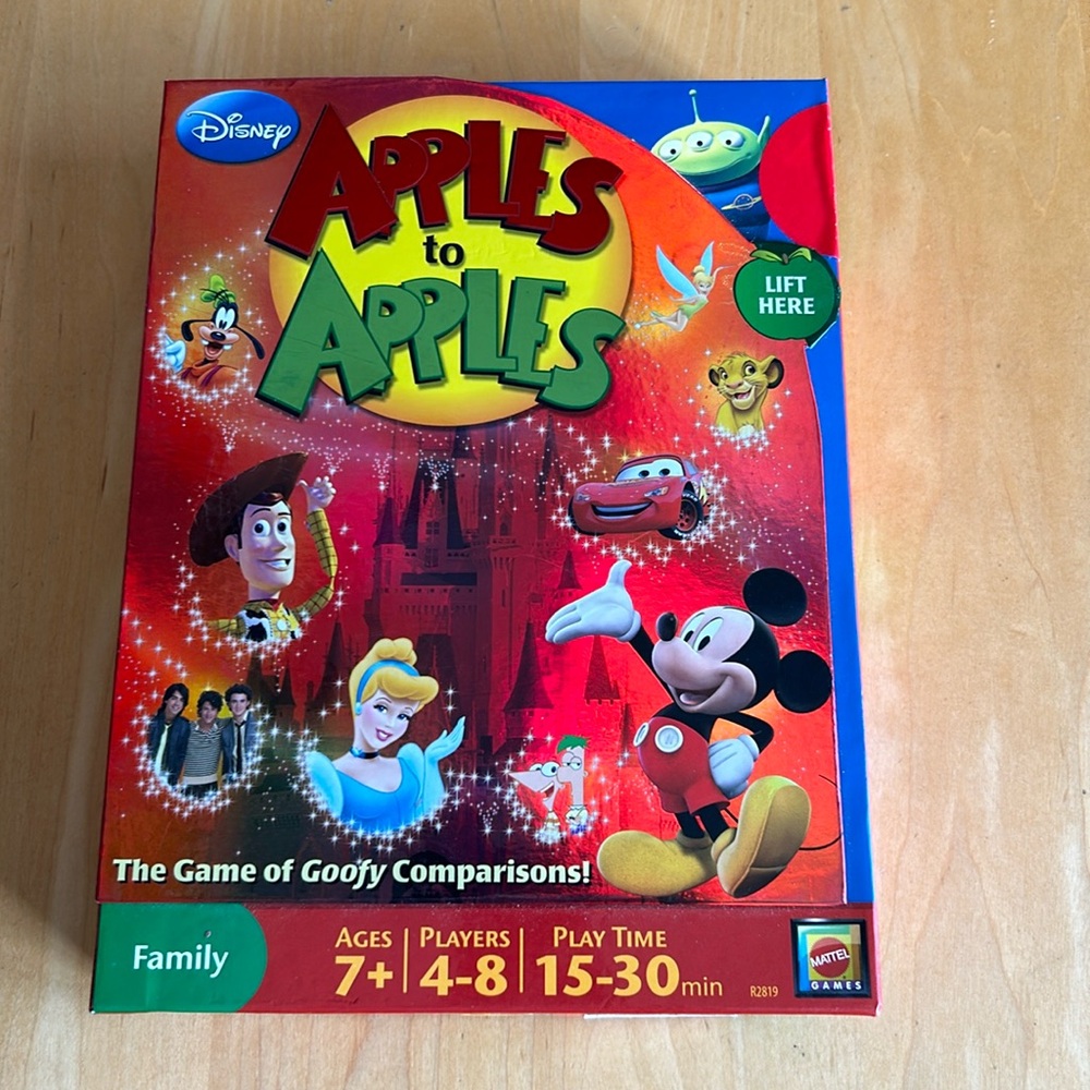 Disney Apples 🍎 to Apples 🍏